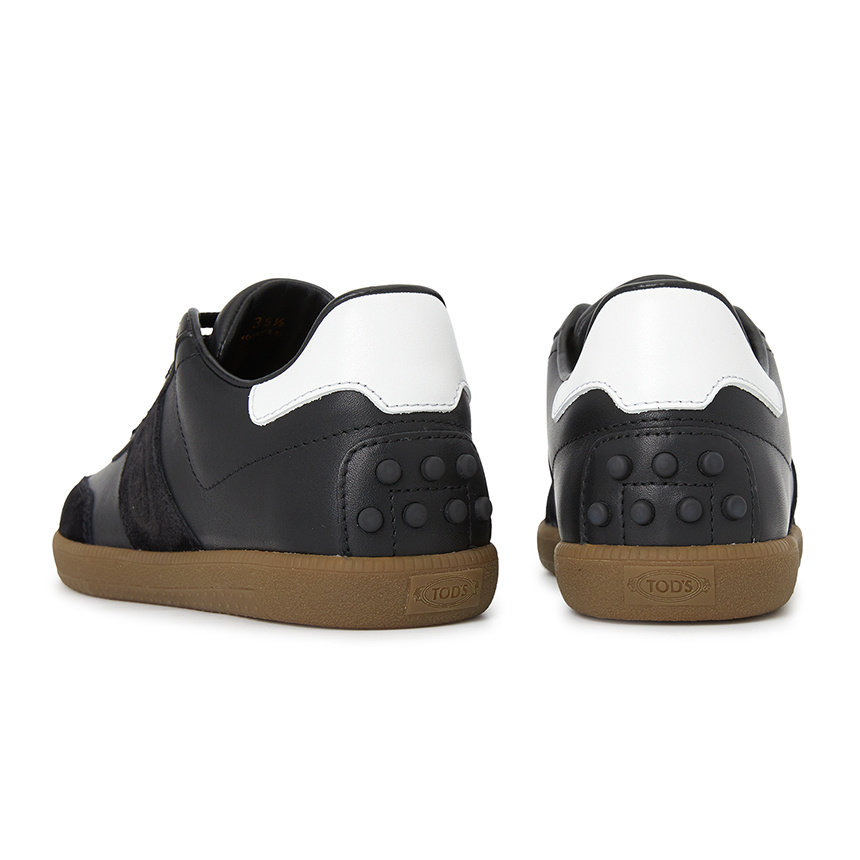 Tod's Lace-up Low-top Sneakers In Black