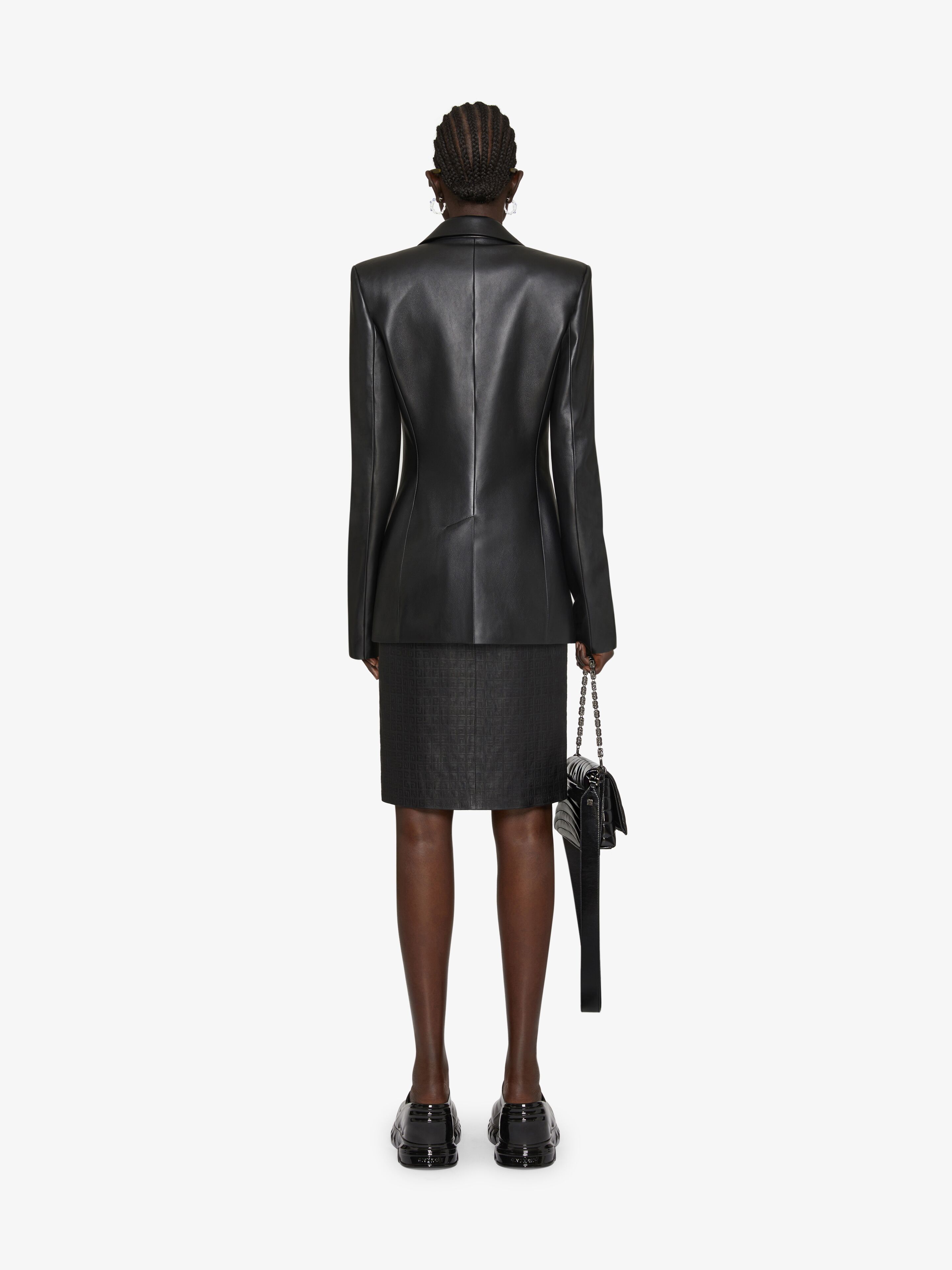 Givenchy 4g Pattern Skirt In Black