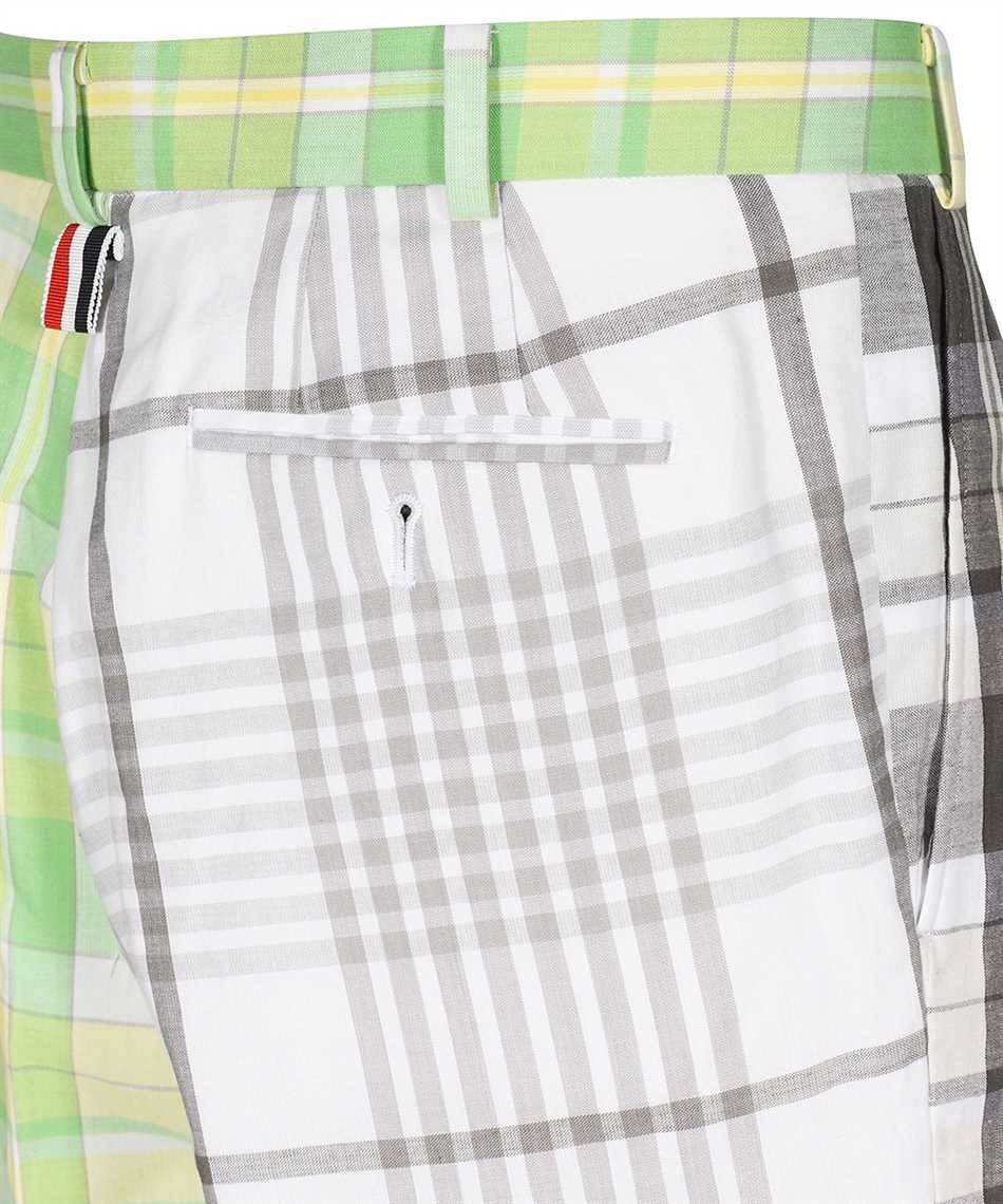 Thom Browne Checked Tailored-cut Shorts In White