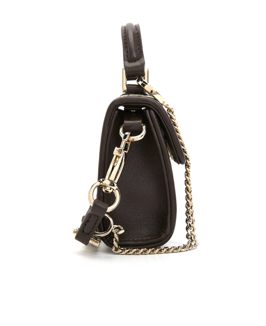Valentino Logo Shoulder Bag In Black