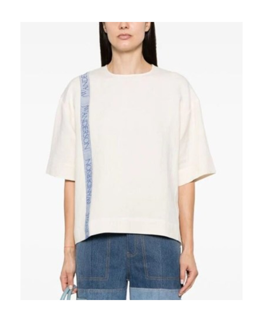 Jw Anderson Logo Tunic In White