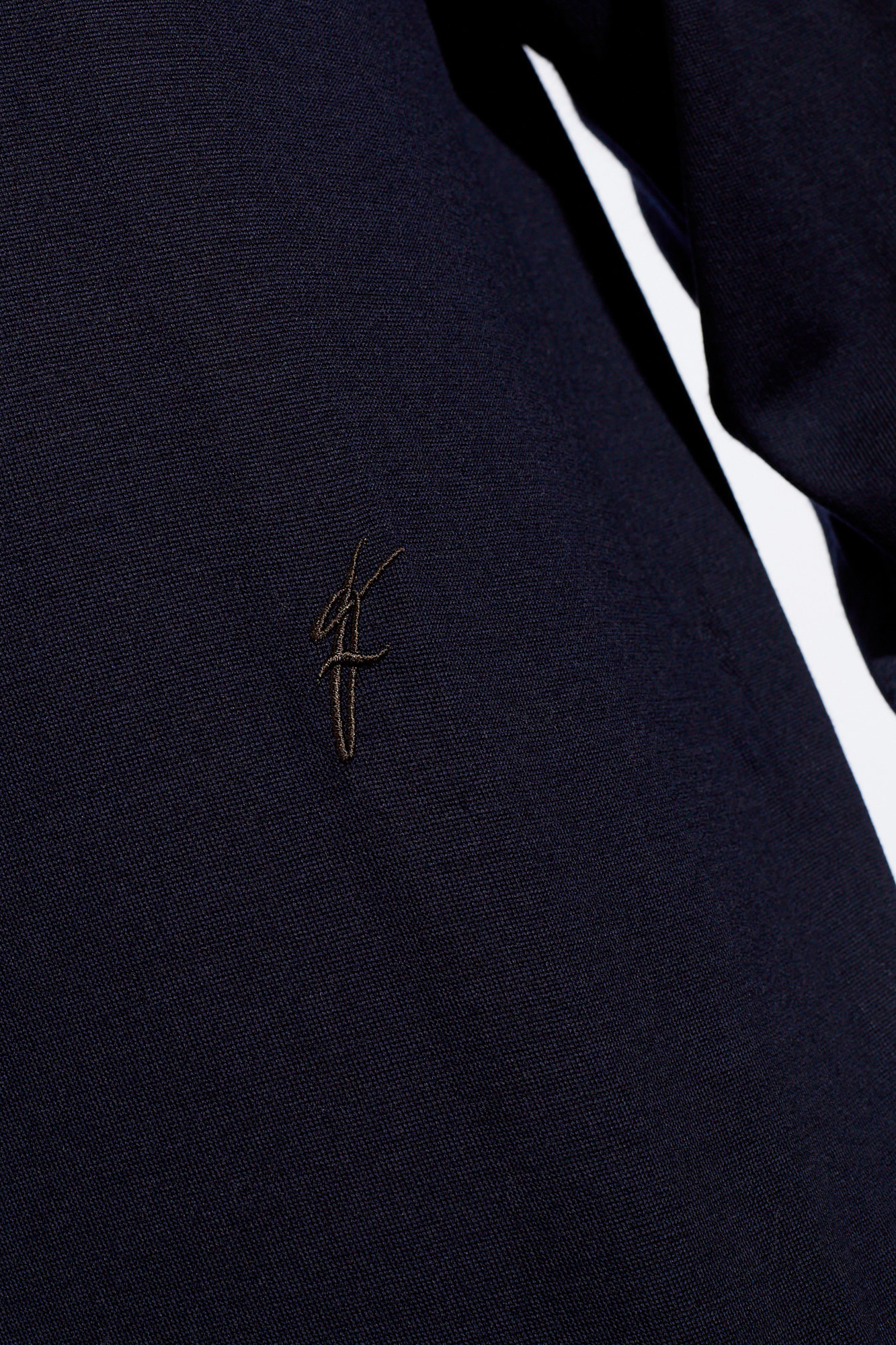 Ferragamo Long-sleeved Sweater In Black