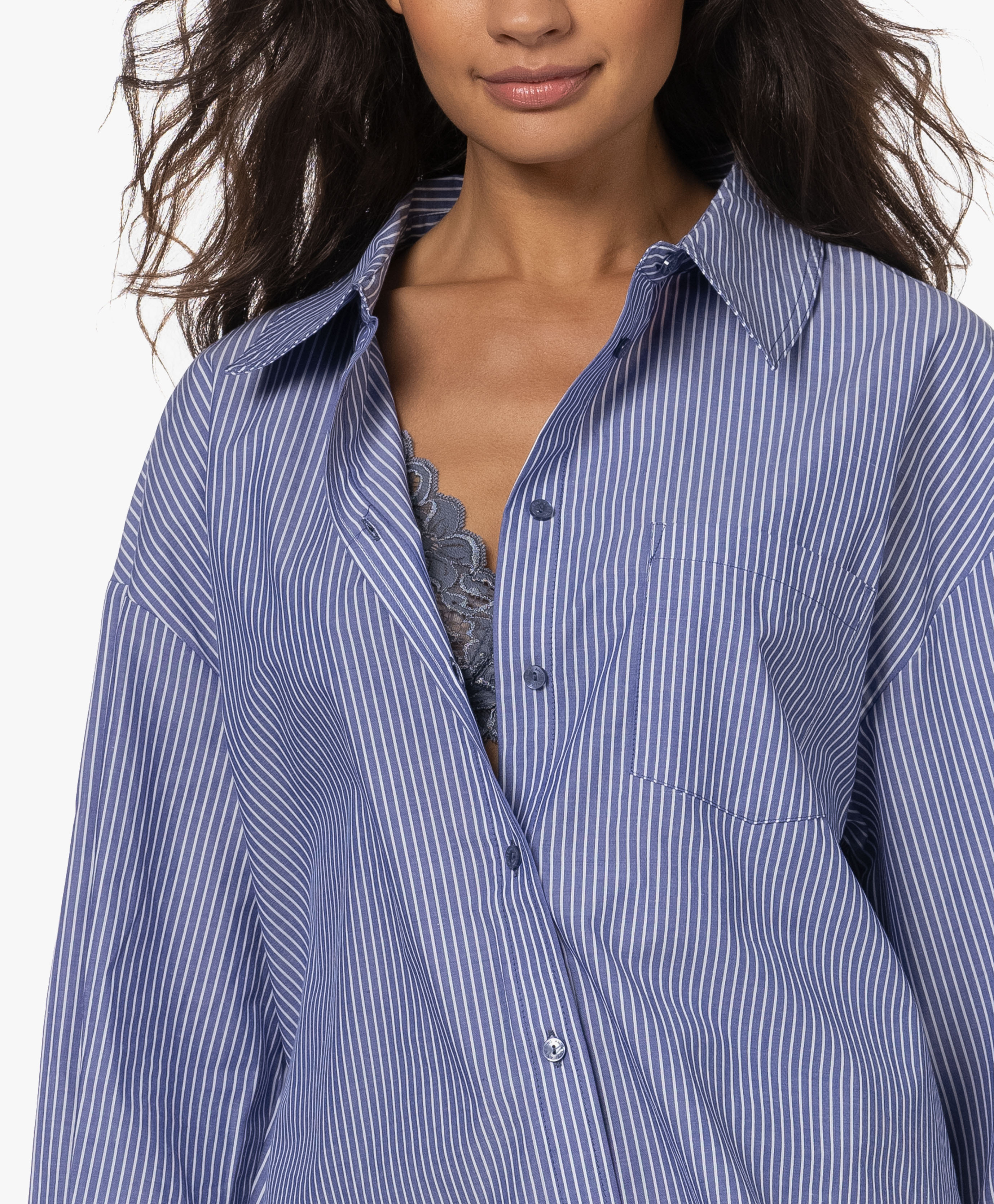 ANINE BING STRIPED SHIRT