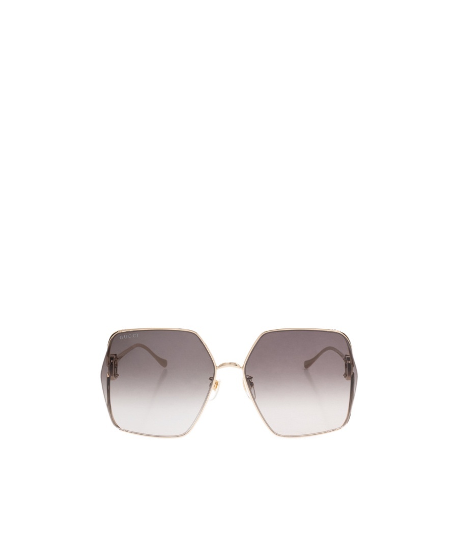 Gucci Oversized-frame Tinted Sunglasses In Gray