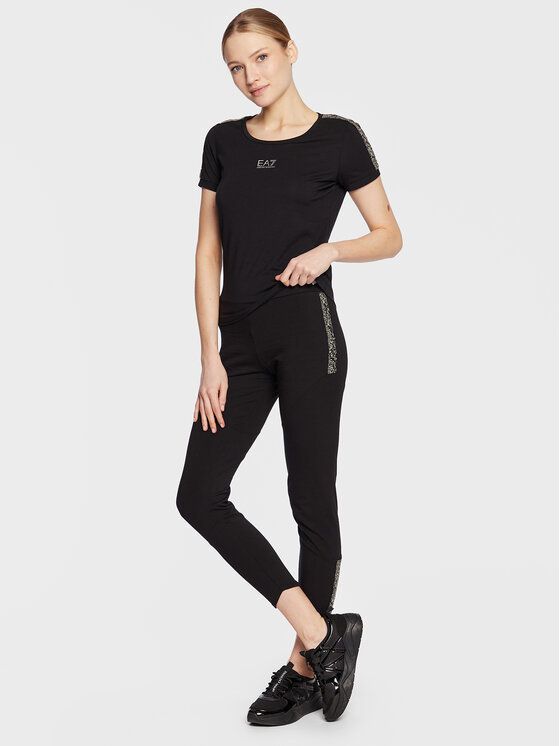 EA7 ELASTIC WAIST LEGGINGS