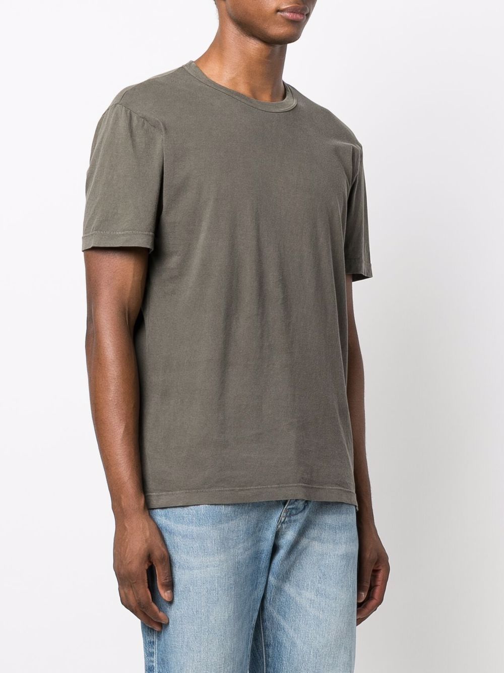 Shop James Perse Crew Neck T-shirt In Black
