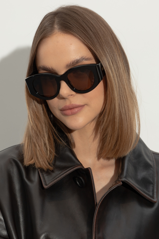 Chloé Logo Sunglasses In Black