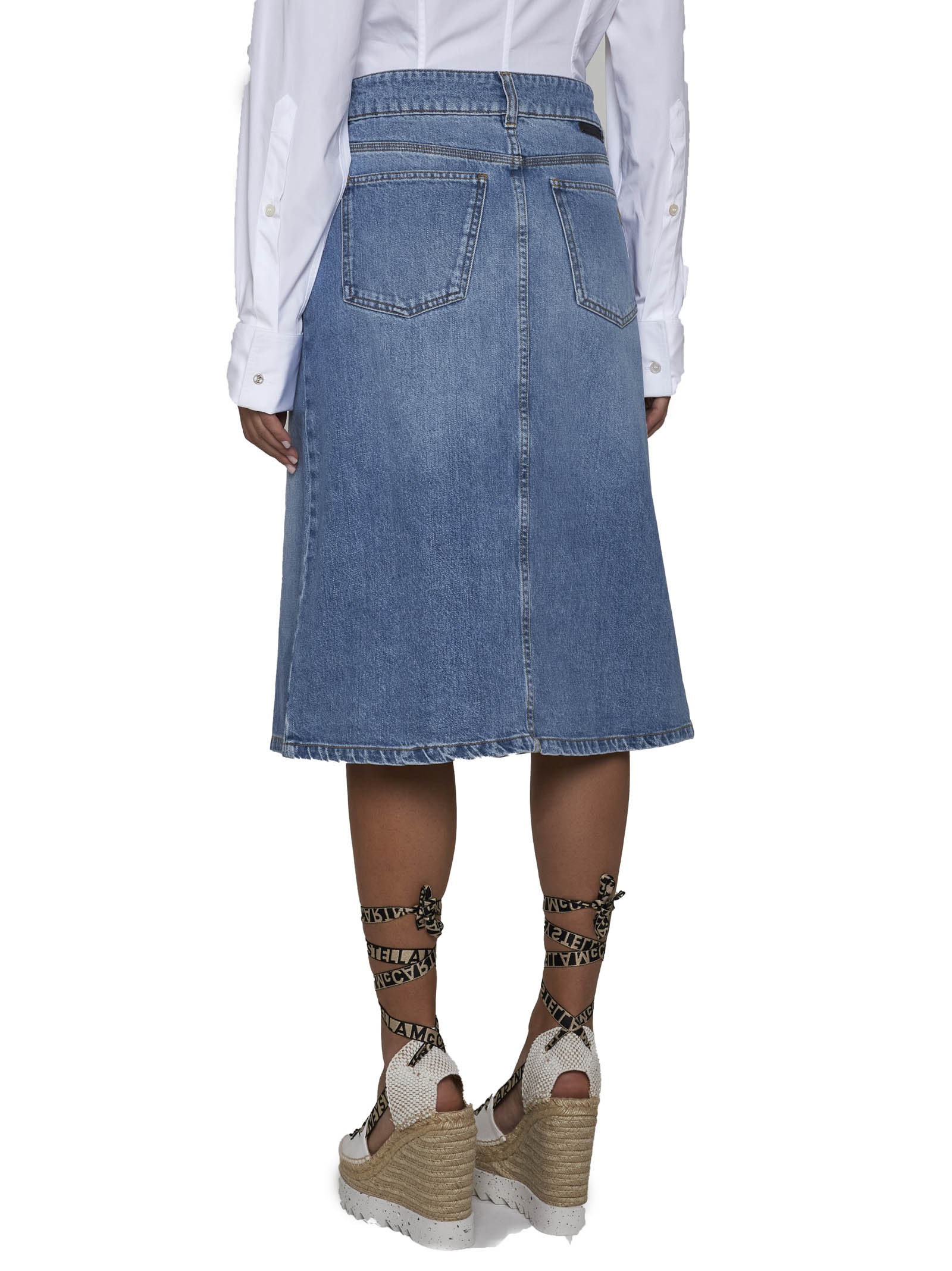 Stella Mccartney Skirt In Blue