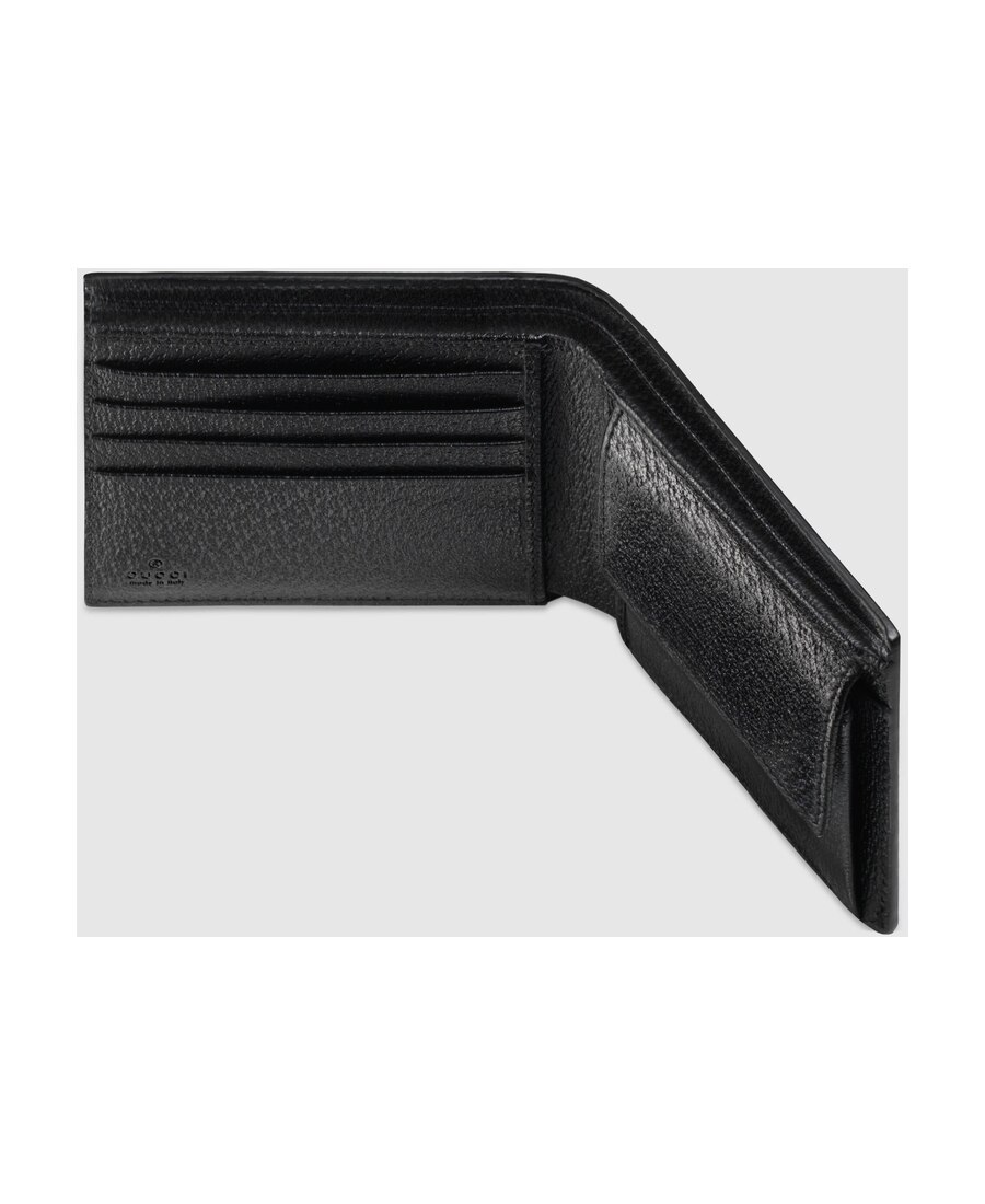 Shop Gucci Gg Marmont Leather Coin Wallet In Black