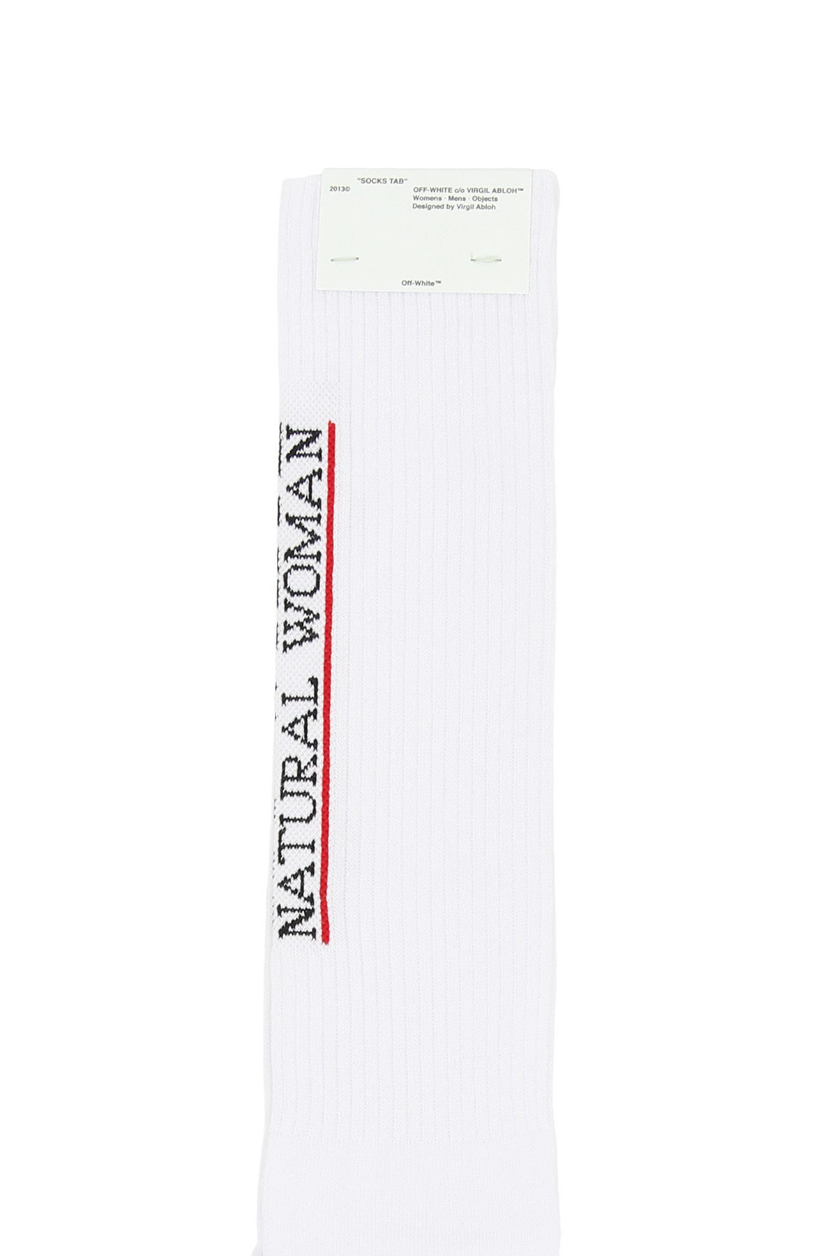 Off-white Logo Printed Socks In White
