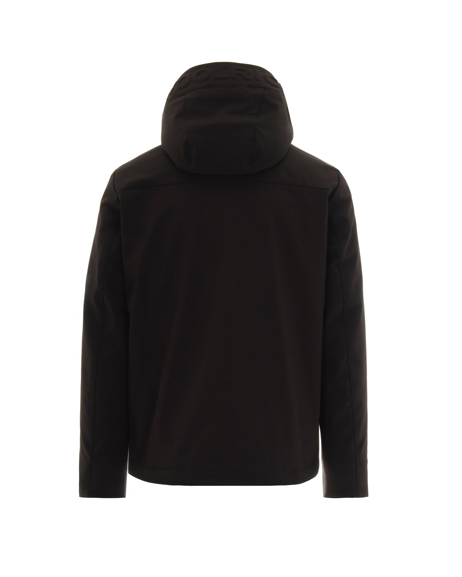 Woolrich Giubbino Soft Shell Pacific Nero In Black
