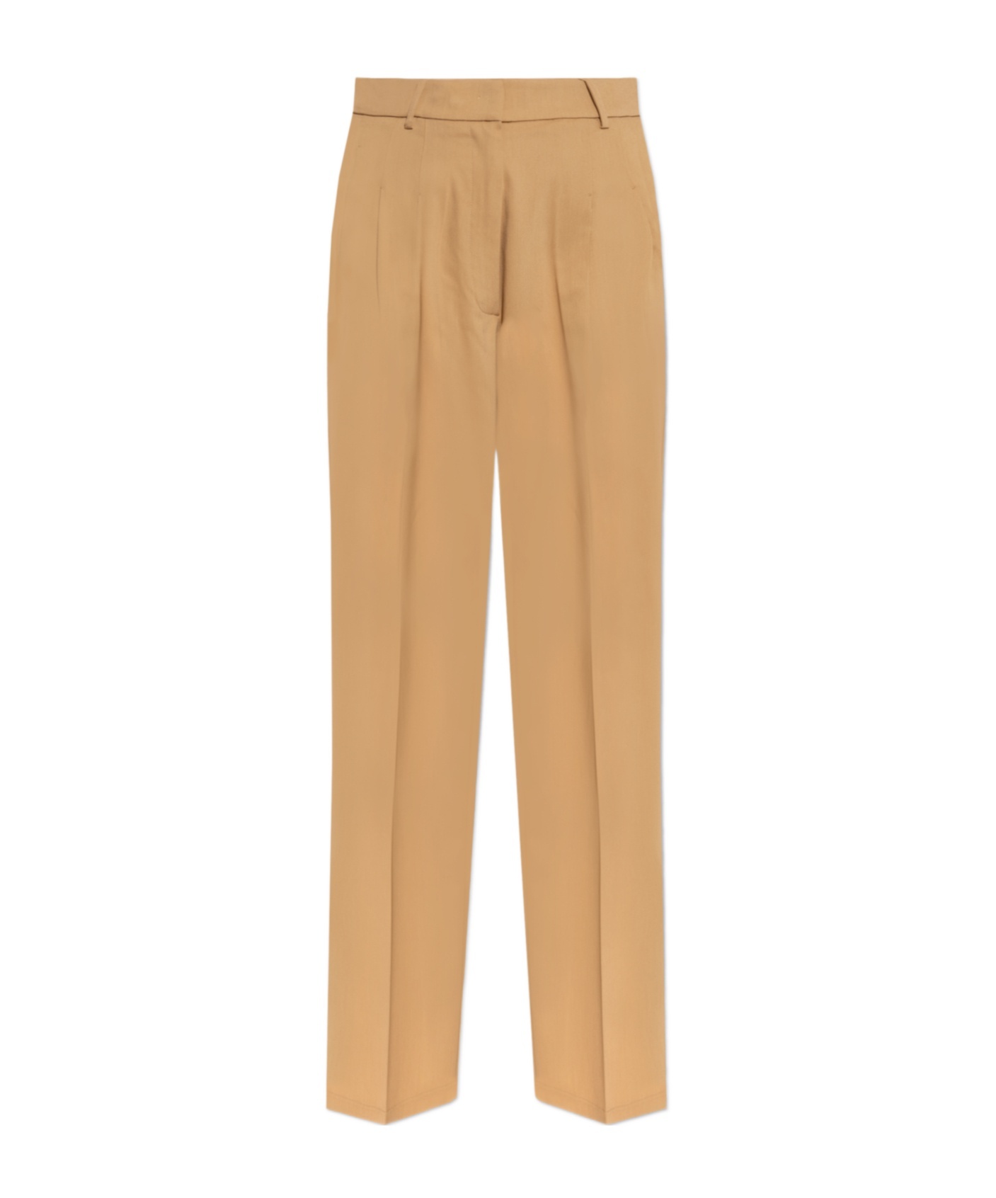 Forte Forte Belt-loop Casual Pants In Nude