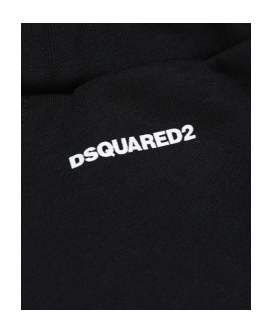 Shop Dsquared2 Teen Sport-print Track Pants In Black