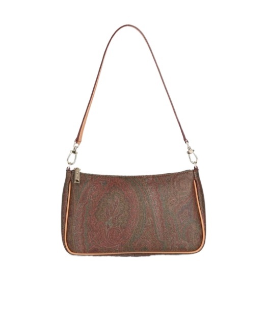 Etro Pattern Shoulder Bag In Brown