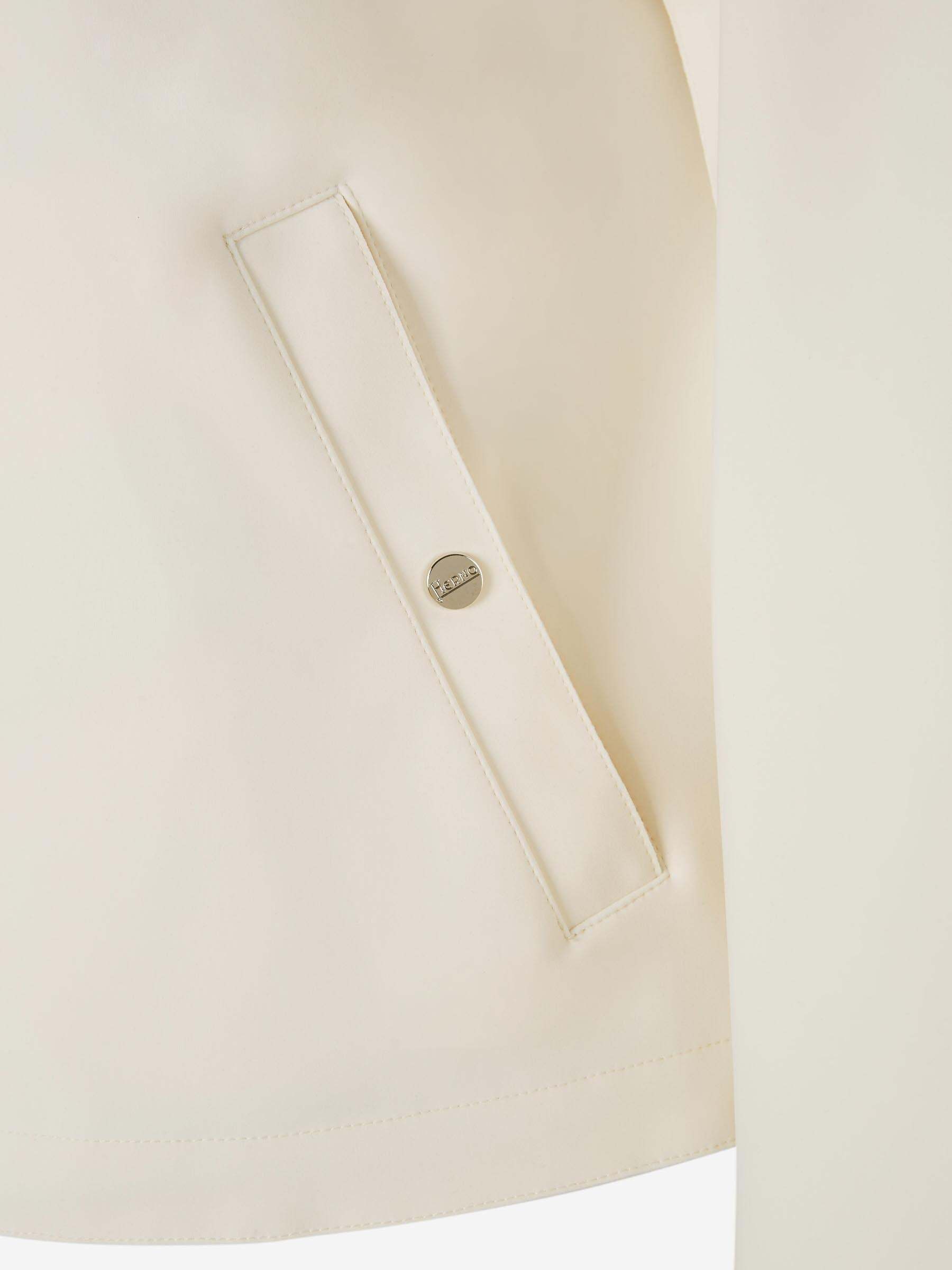 Herno Plain Hooded Jacket In White