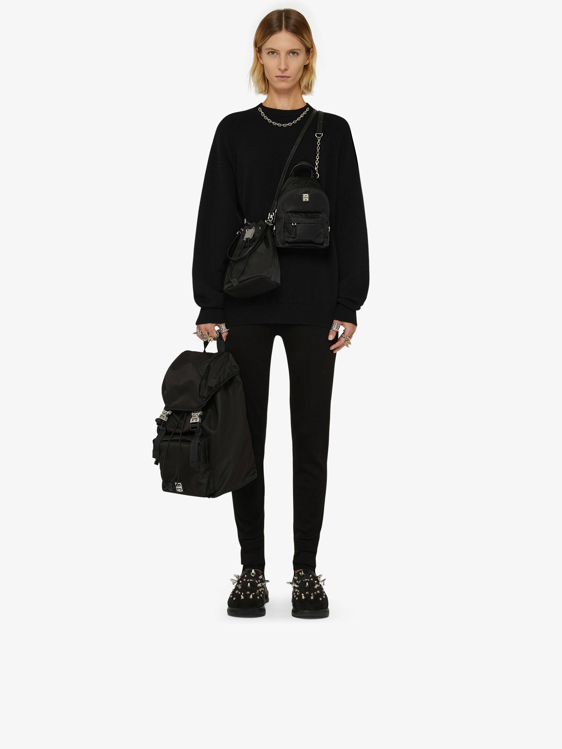 Givenchy Chain-detail Cashmere Jumper In Black