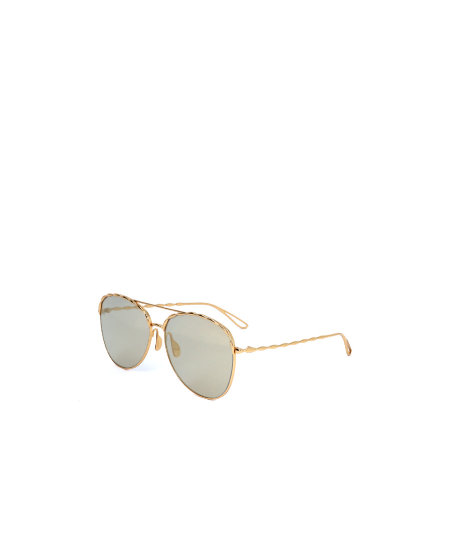 Elie Saab Aviator-frame Sunglasses In Nude