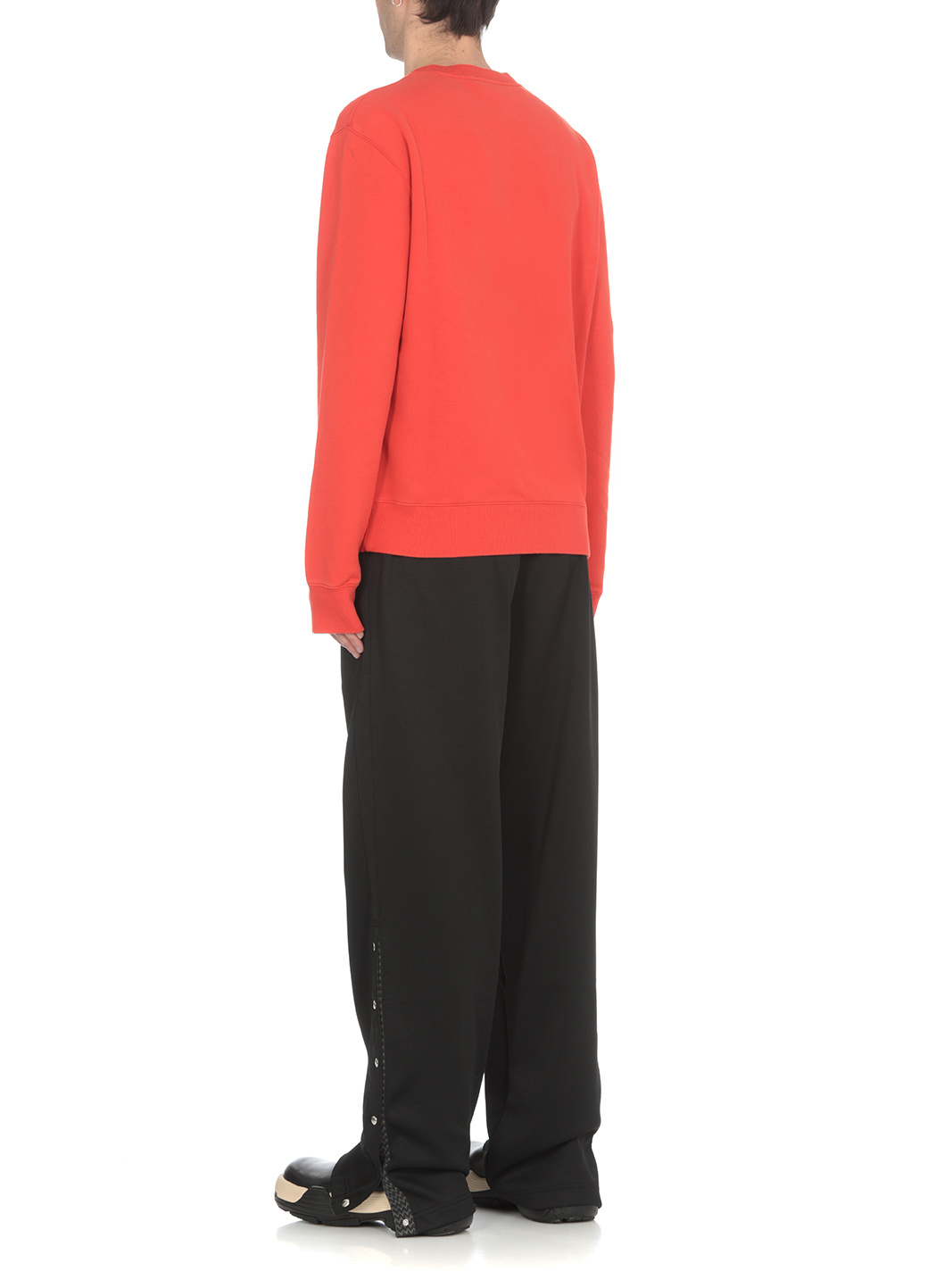 Lanvin Round-necked Sweater In Red