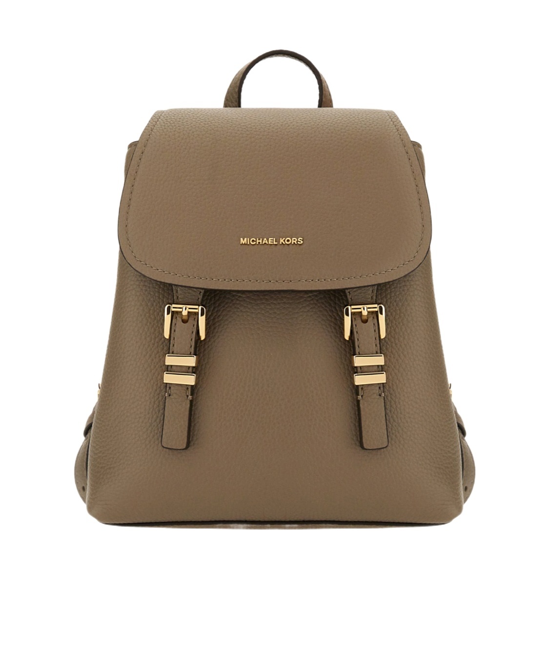 Shop Michael Michael Kors Grained-leather Backpack
