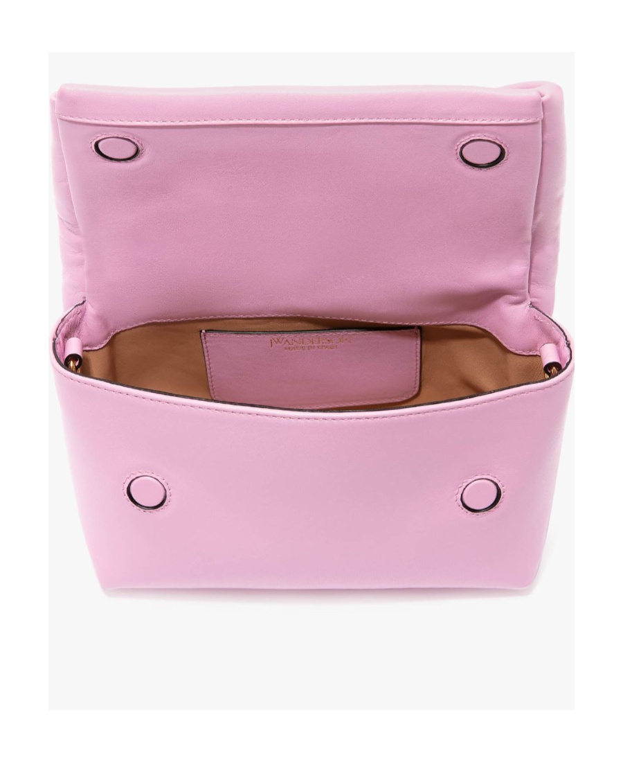 Jw Anderson Medium Twister - Leather Top Handle Bag In Pink