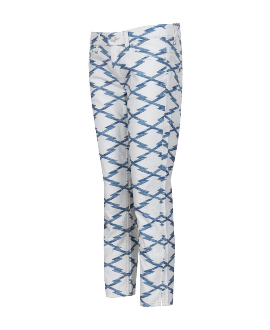 Isabel Marant Printed Casual Pants In White