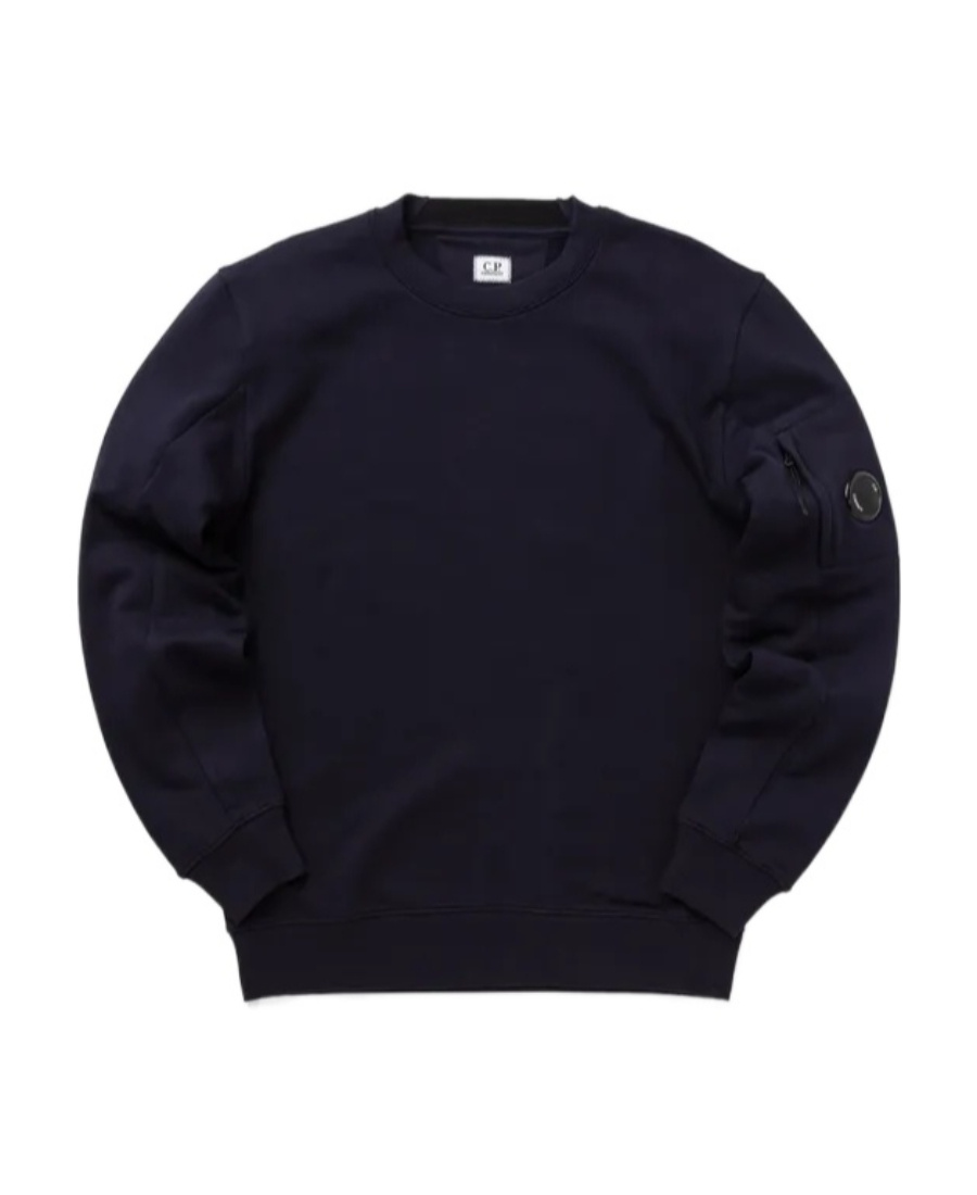 C.p. Company Diagonal Raised Sweatshirt In Black