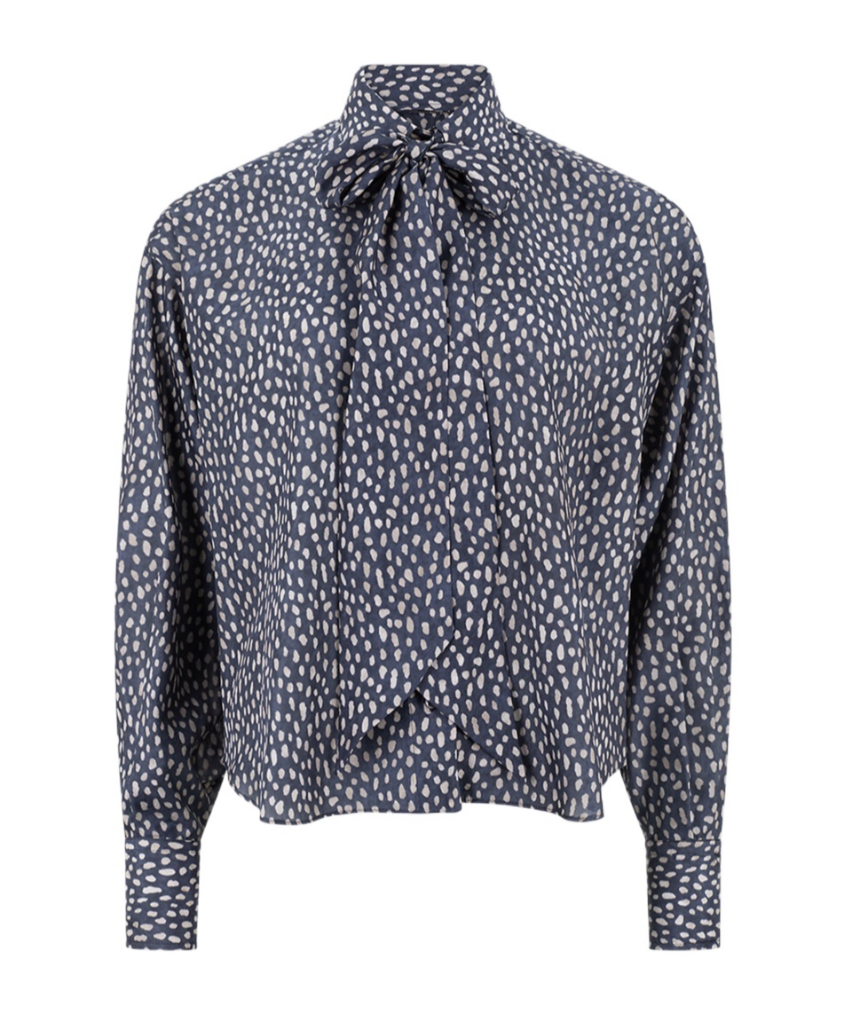 Brunello Cucinelli Long-sleeved Shirt In Blue
