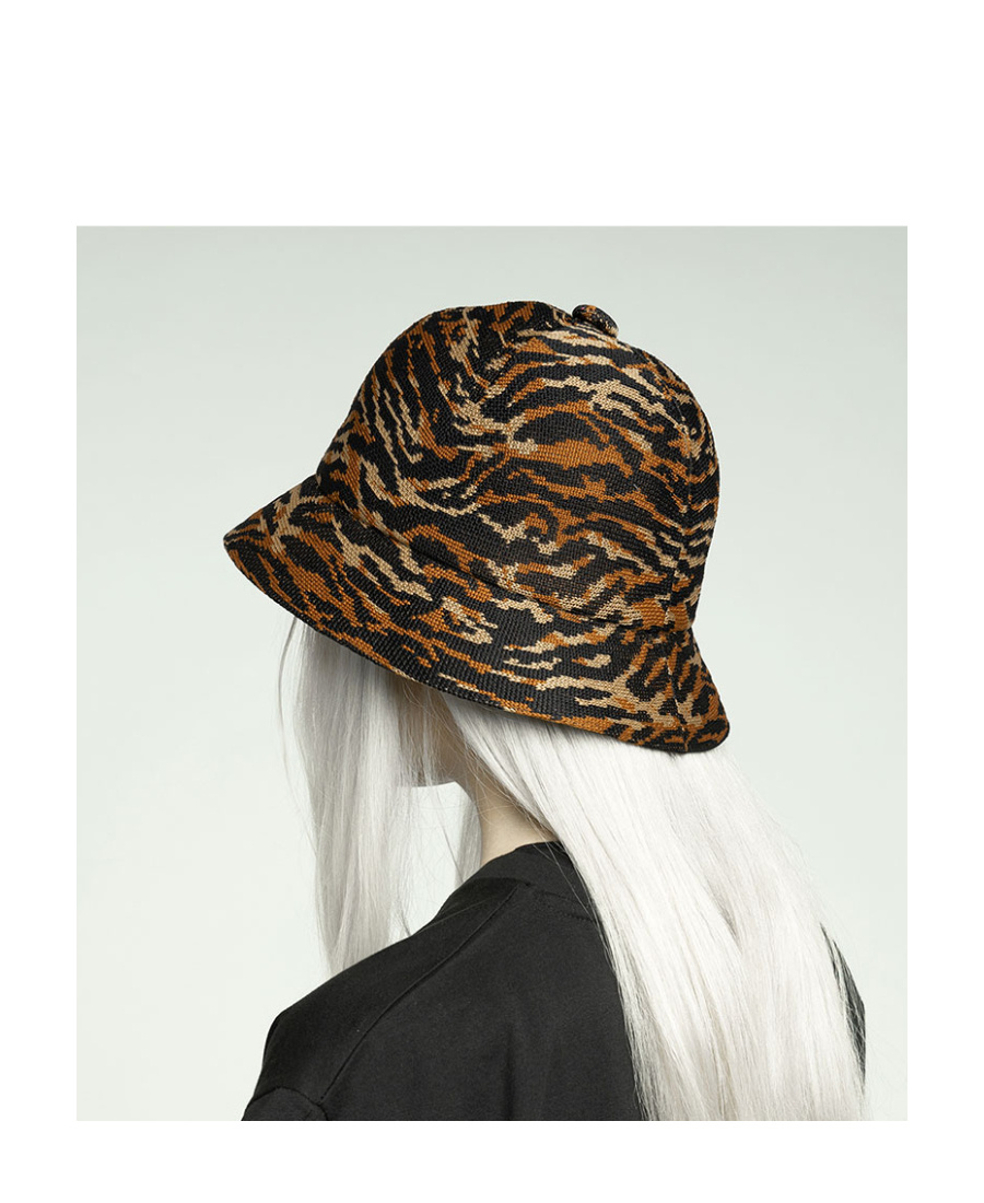 Kangol Patterned Fisherman's Hat In Black