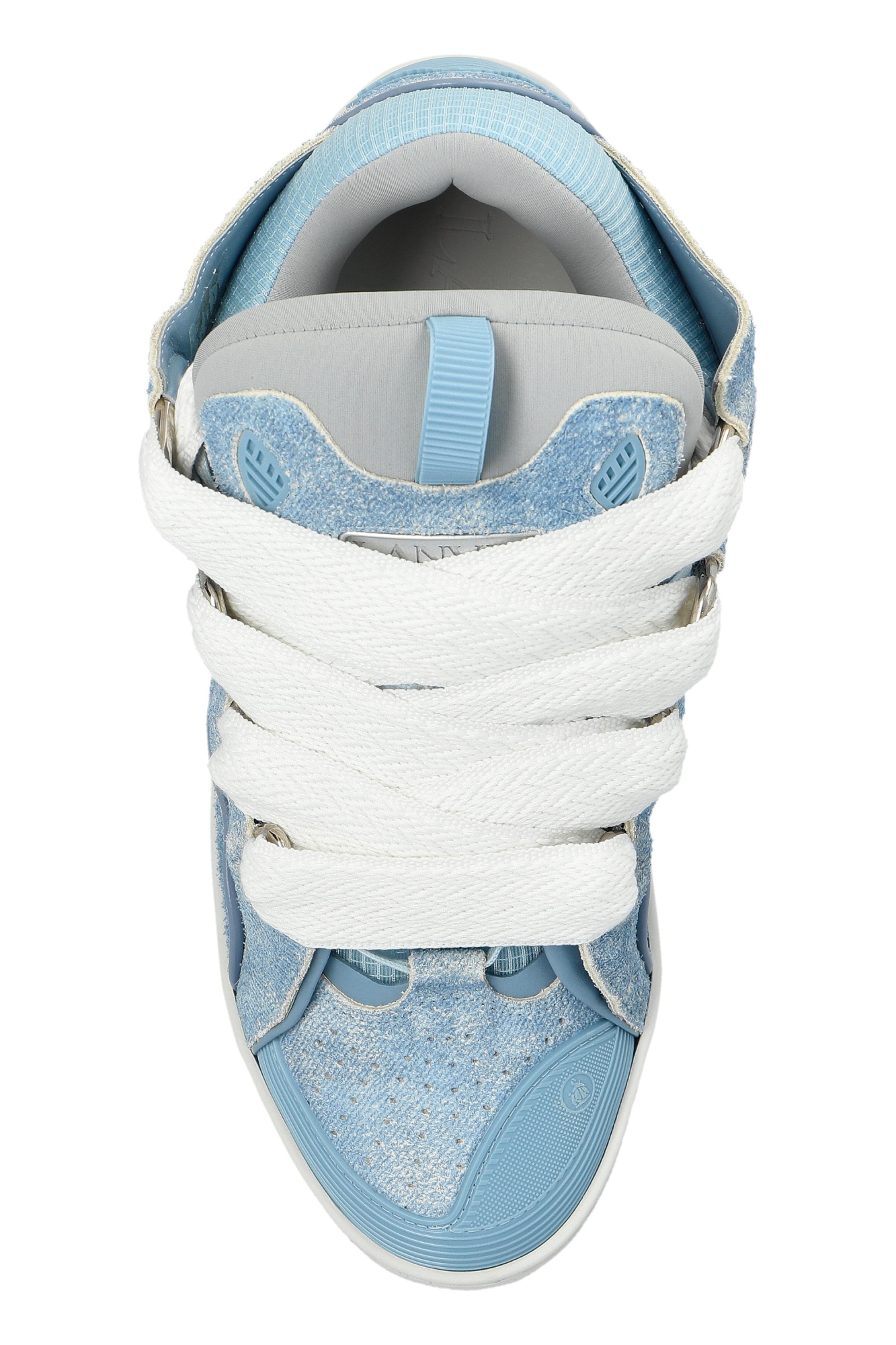Lanvin Curb Denim Sneakers