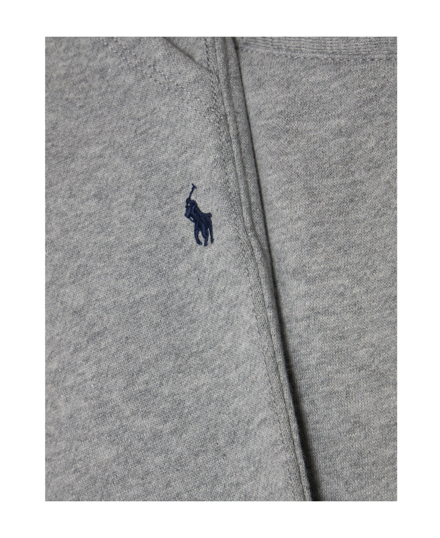 Shop Ralph Lauren Logo Embroidered Track Trousers In Gray