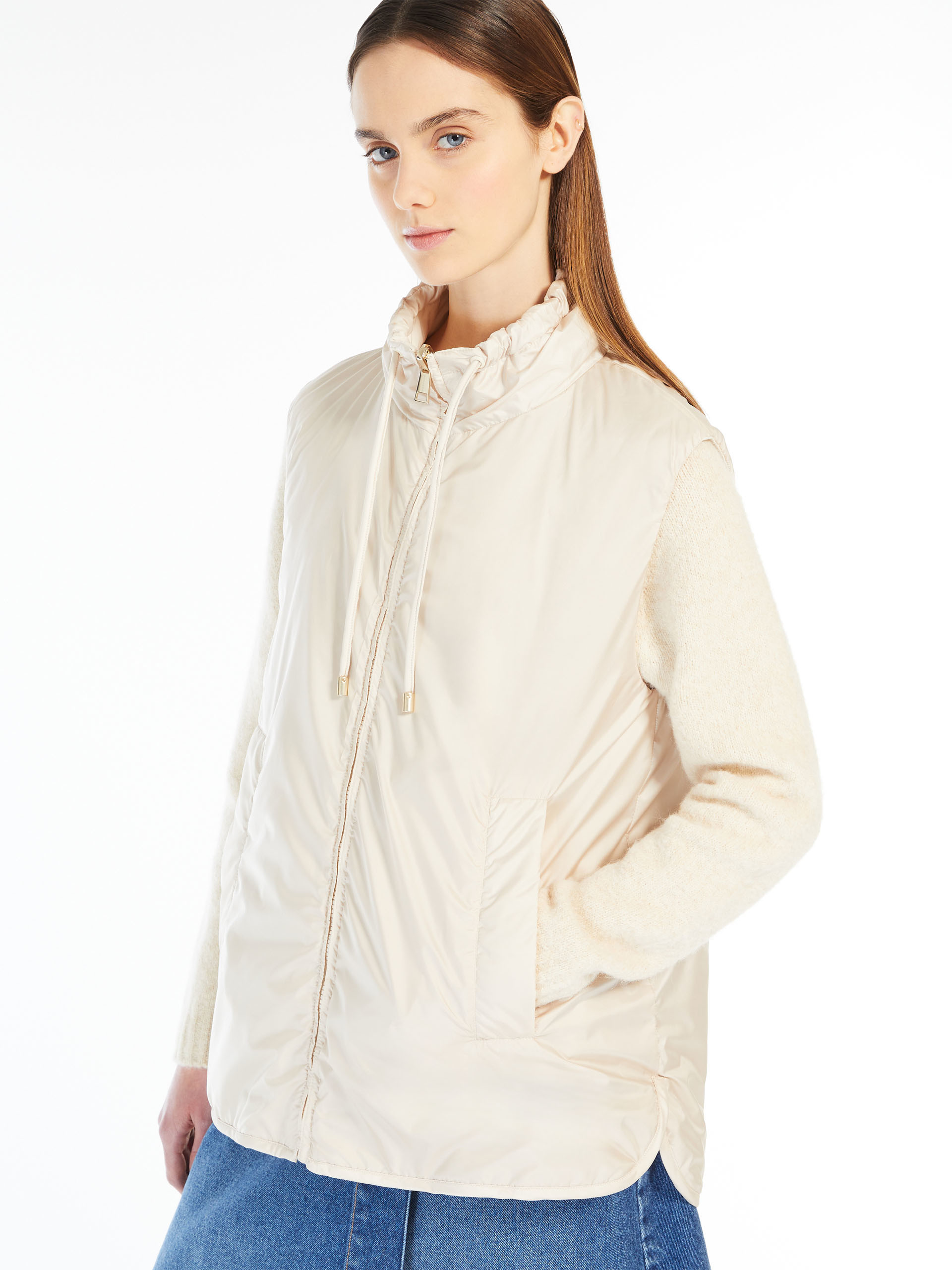 WEEKEND MAX MARA WEEKEND MAX MARA YORO ZIP-UP DRAWSTRING GILET