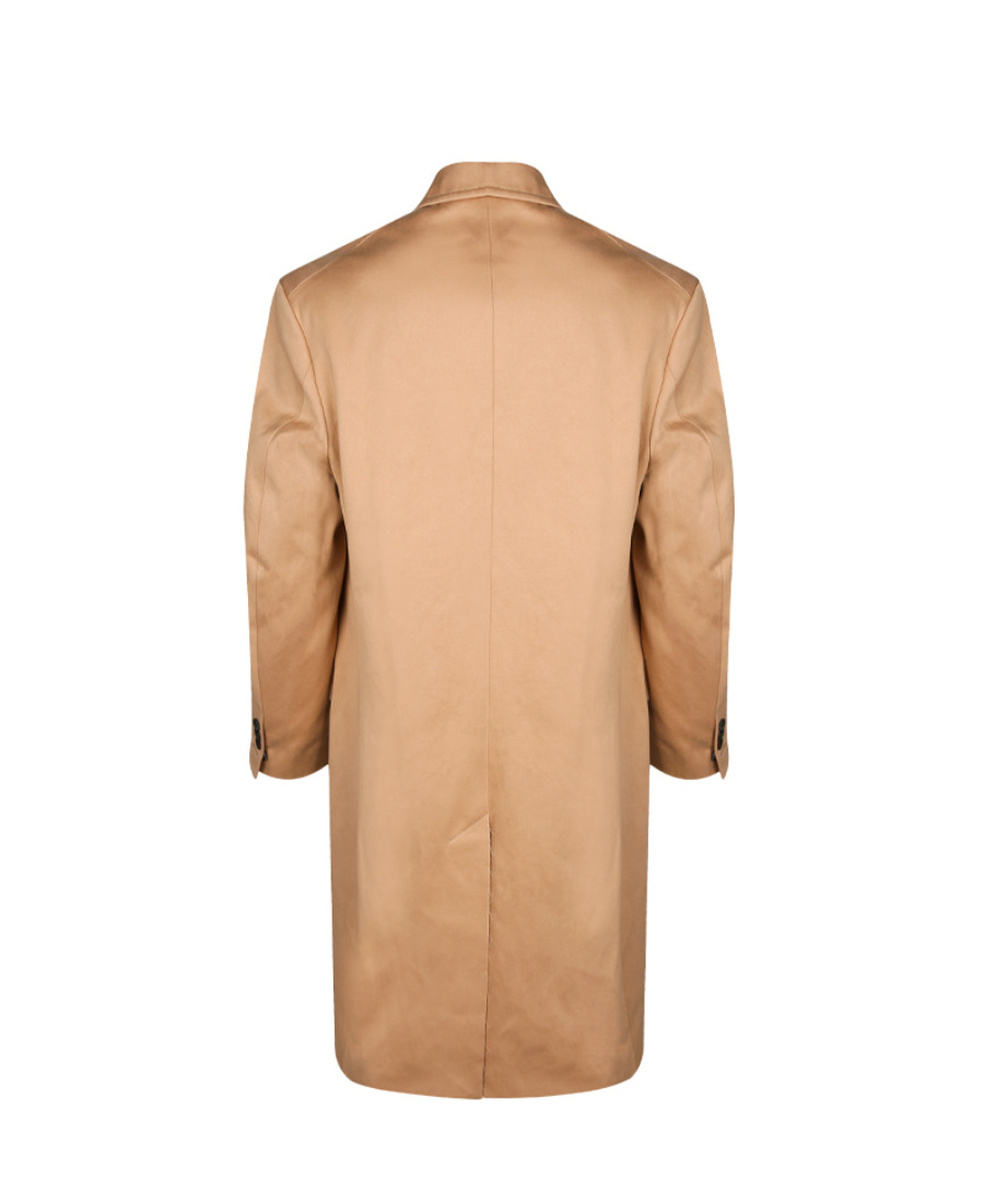 Ami Alexandre Mattiussi Single-breasted Cotton Coat