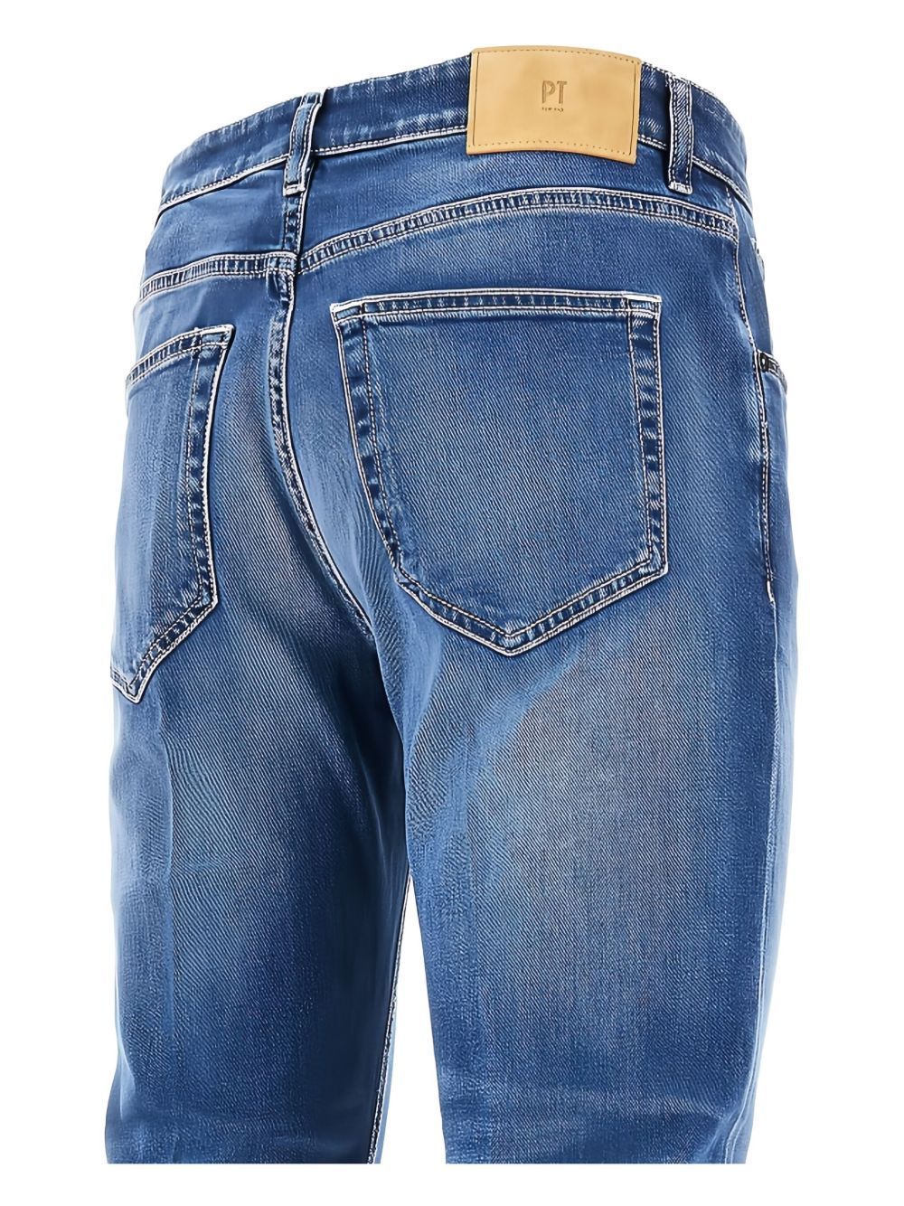 Pt Torino Slim Fit Jeans In Blue