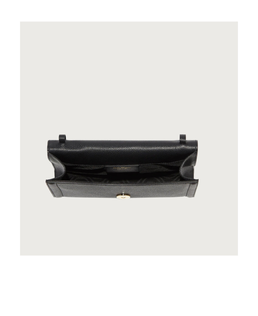 Ferragamo Vara Bow Mini Bag In Black