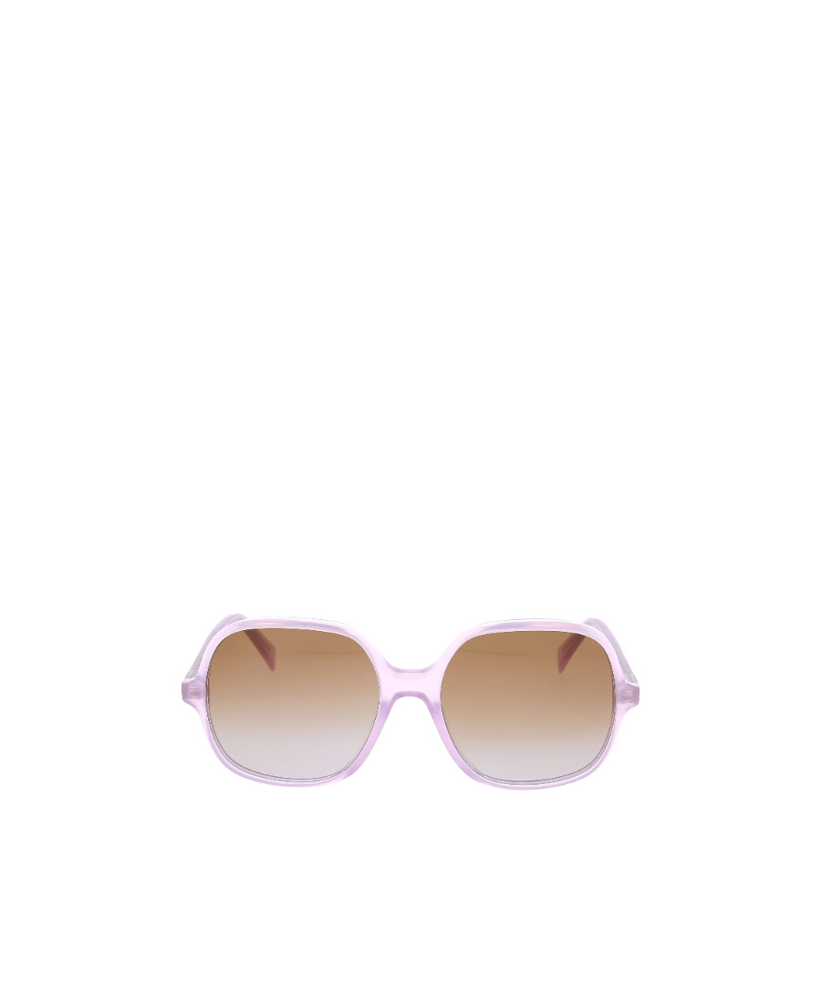 Celine Logo Sunglasses In Nude