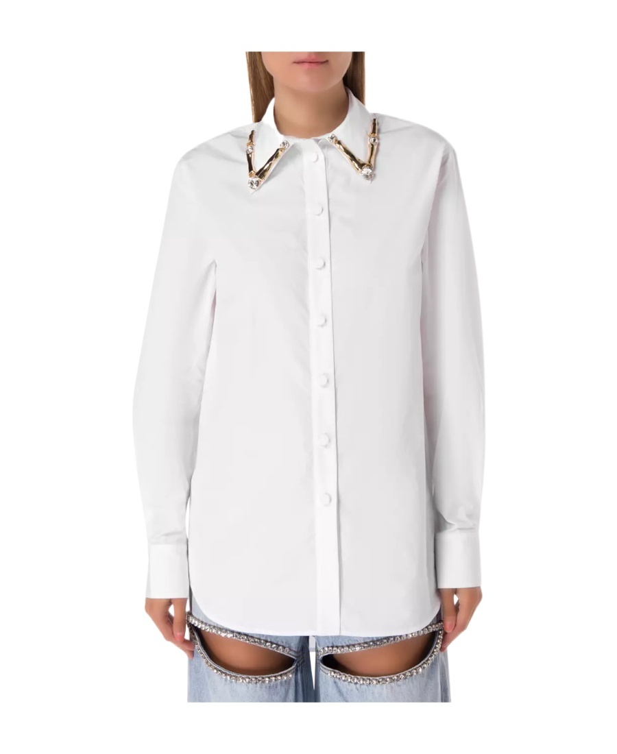 AREA POINTED-COLLAR COTTON SHIRT