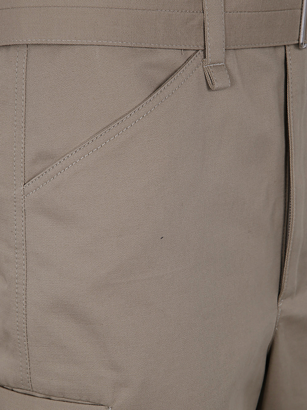 Lemaire Tapered Pants Belted Waist In Gray