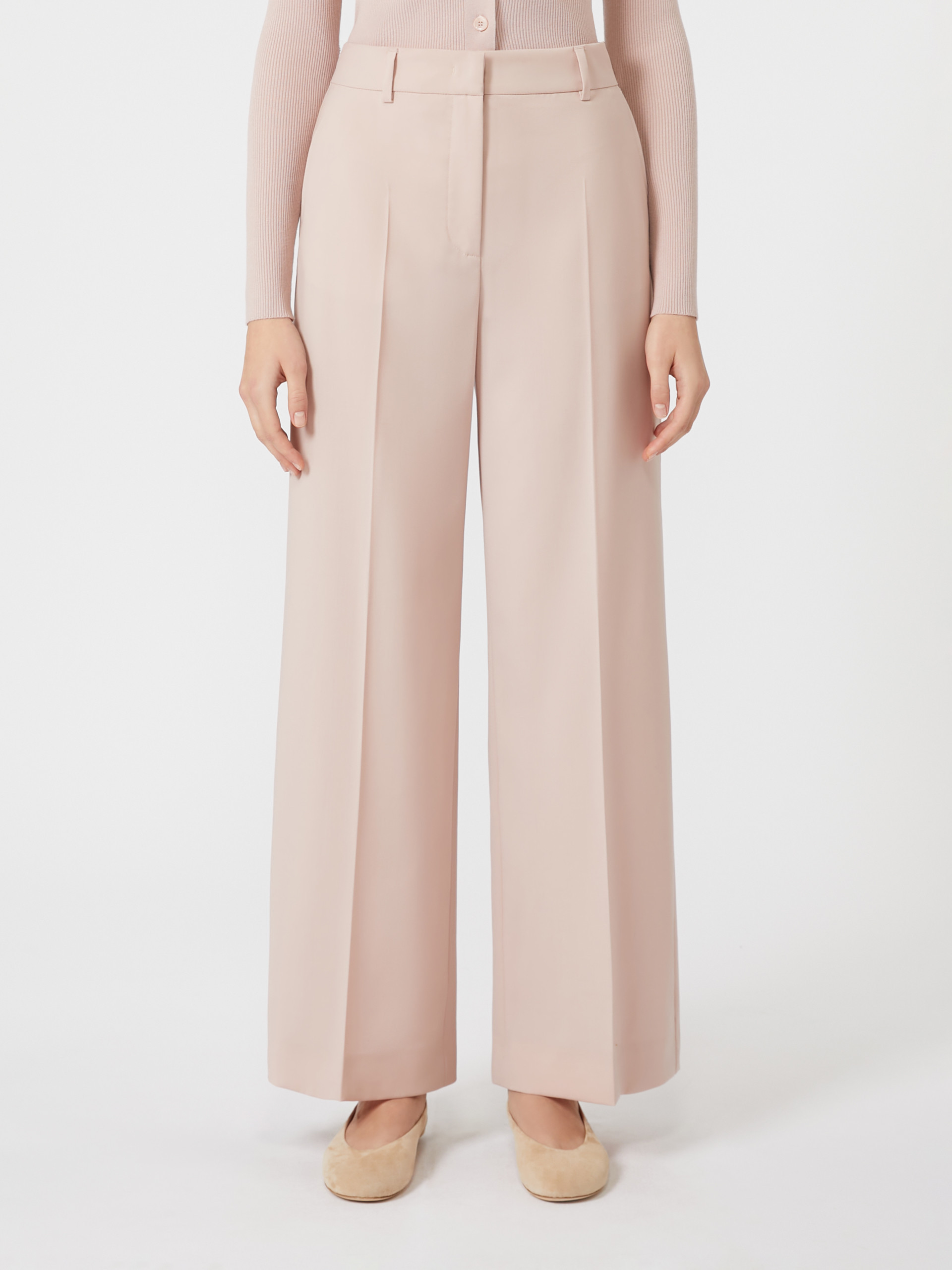 Weekend Max Mara Powder Pink Visual Trousers