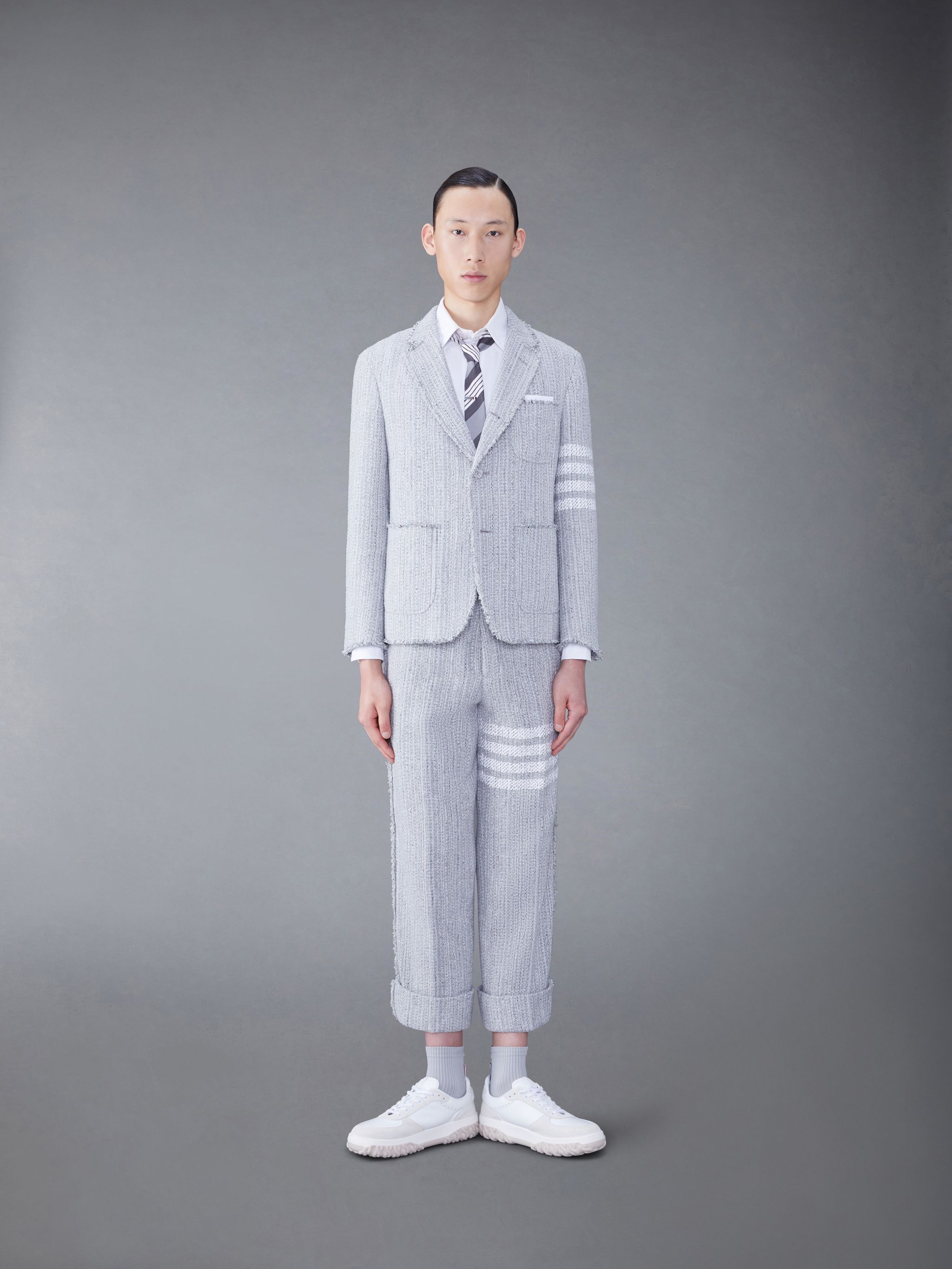 THOM BROWNE 4-BAR STRIPE BLAZER