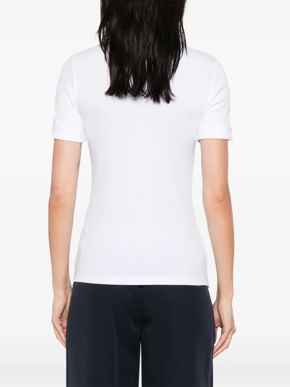 Peserico Chain Link-trim T-shirt In White