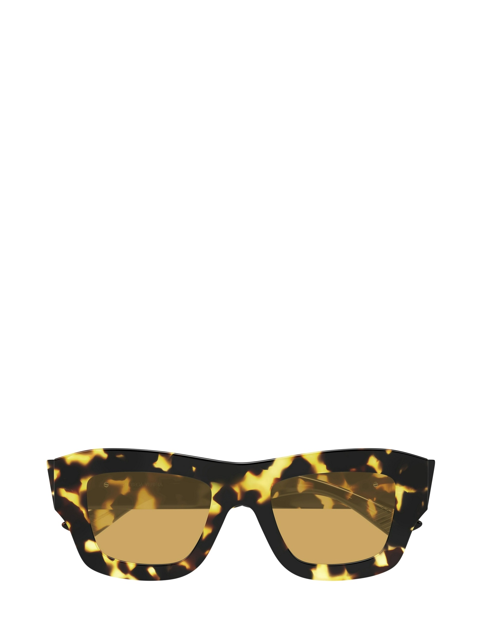 Bottega Veneta Bv1357s Linea Ribbon 003 Havana Brown Sunglasses In Multicolor