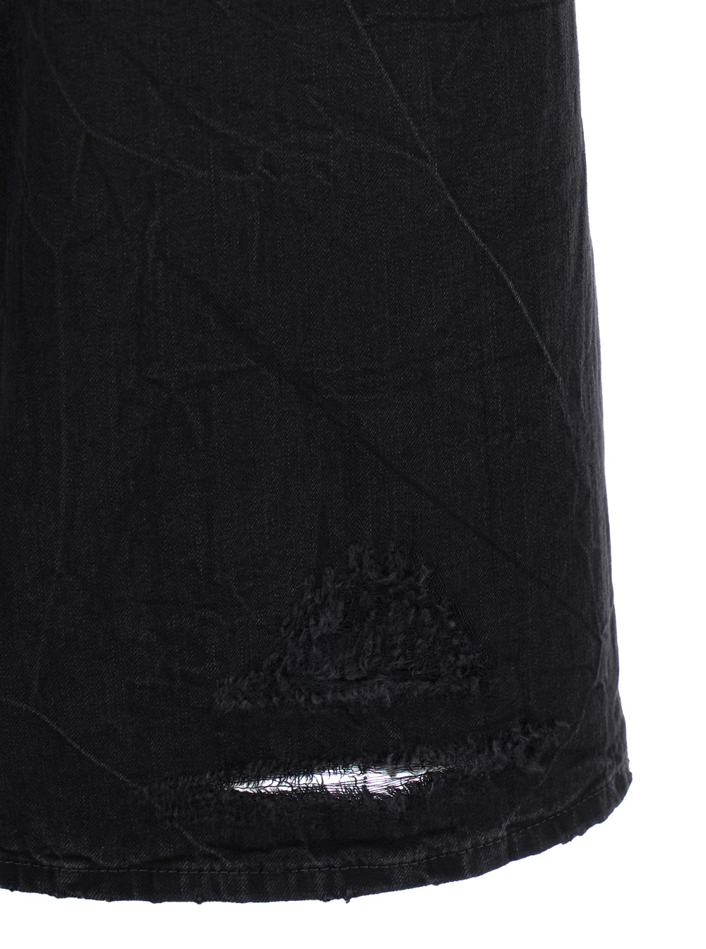 Balenciaga Drawstring Wide-leg Jeans In Black