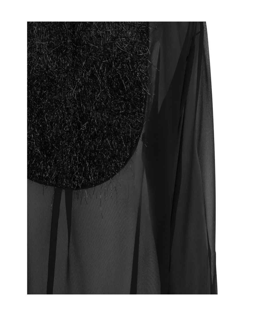 Fabiana Filippi Semi-sheer Blouse In Black