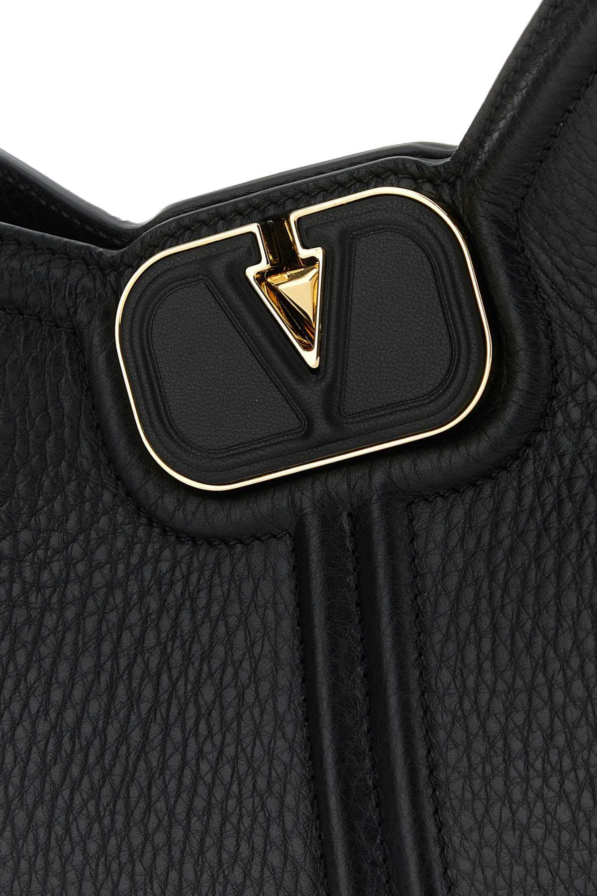 Valentino Vlogo Signature Top Handle Bag In Black