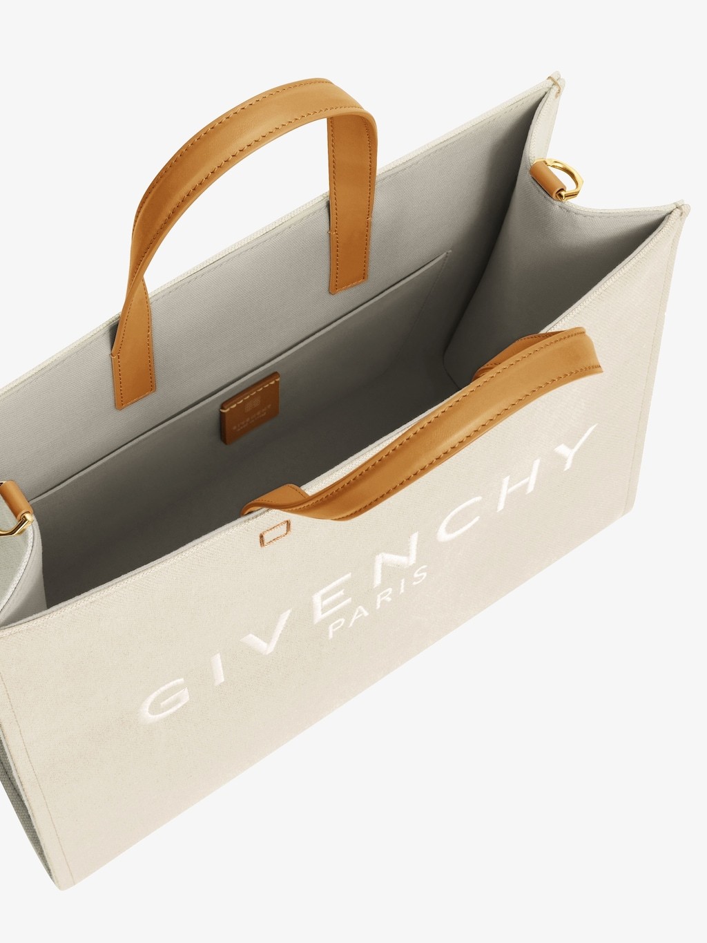 Givenchy Logo Shoulder Bag In Nude