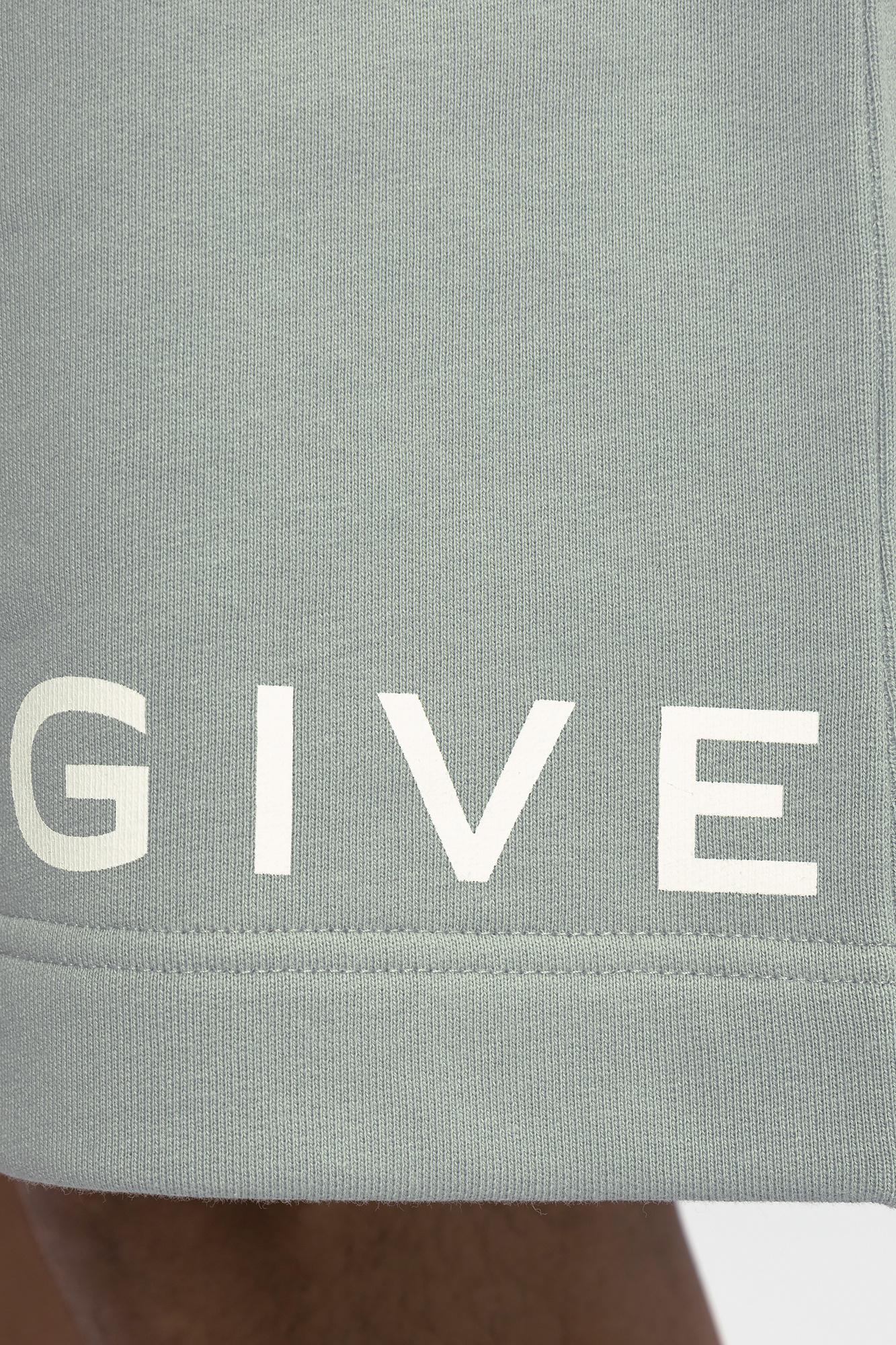 GIVENCHY GIVENCHY LOGO PRINTED ELASTIC WAIST SHORTS