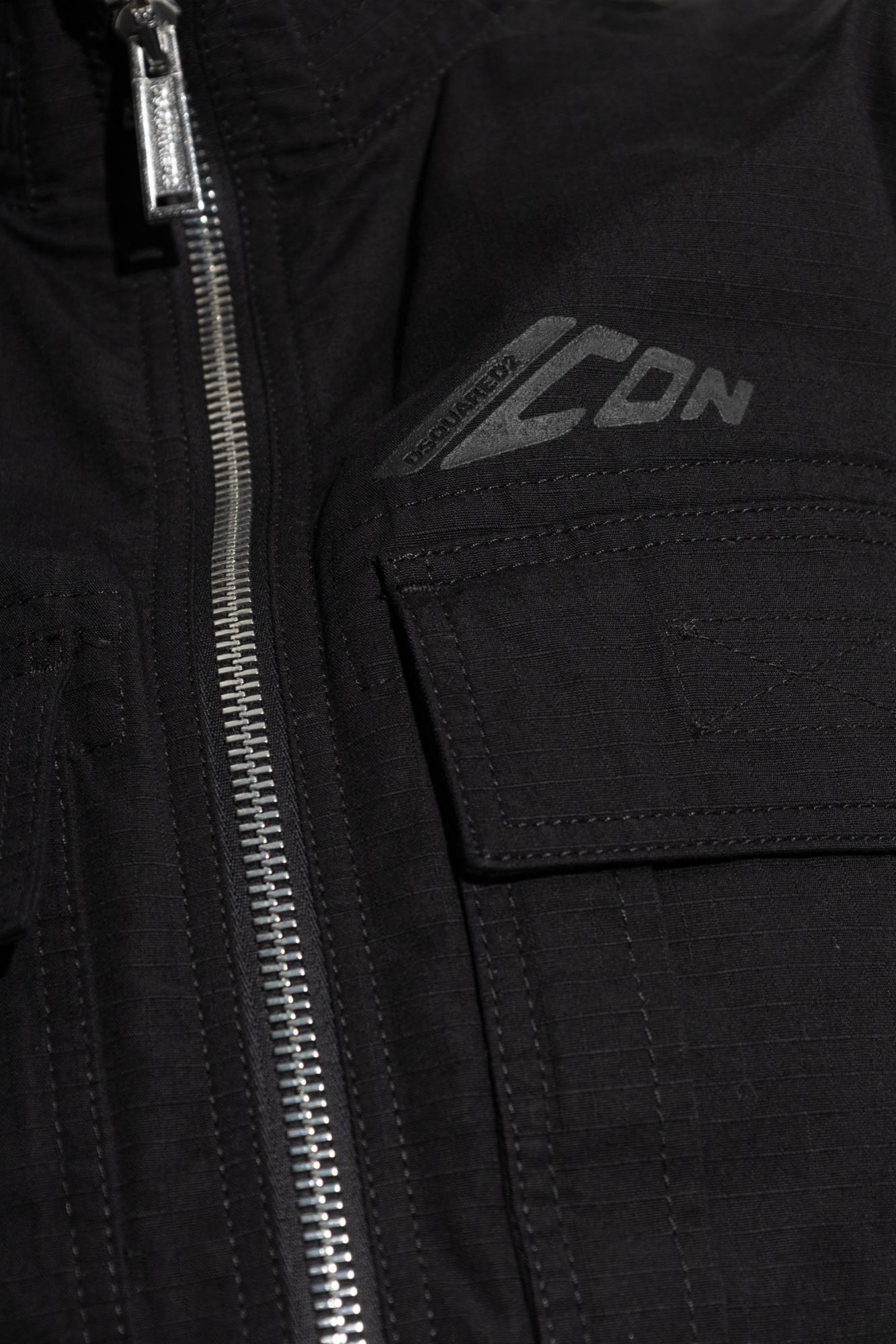 Dsquared2 Icon Bomber Jacket In Black