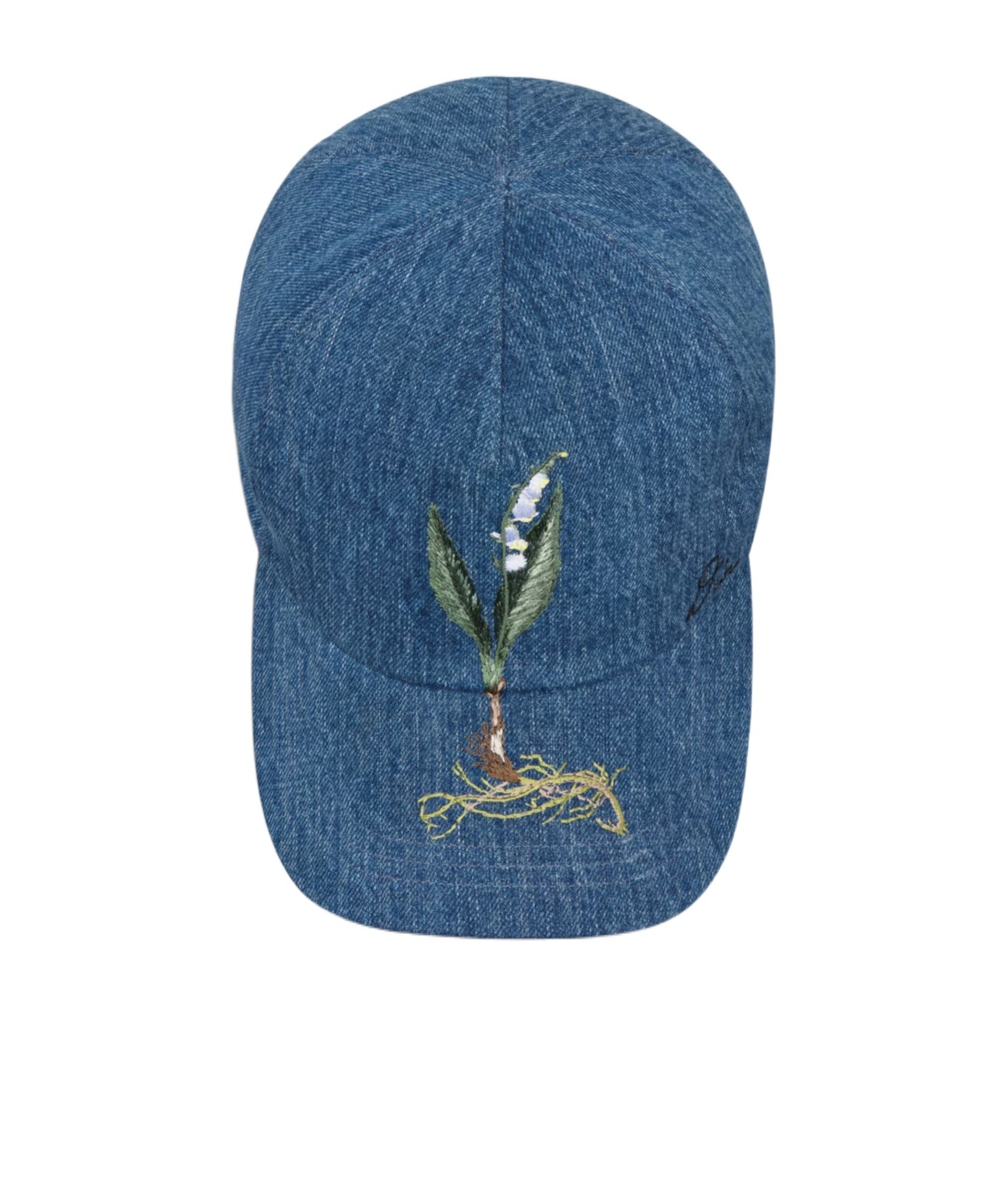 Dior Logo Embroidered Baseball Cap In Blue