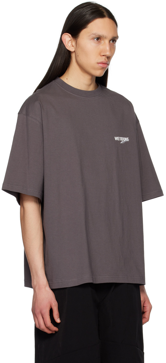 We11 Done Basic 1506 Logo-print Cotton T-shirt In Black