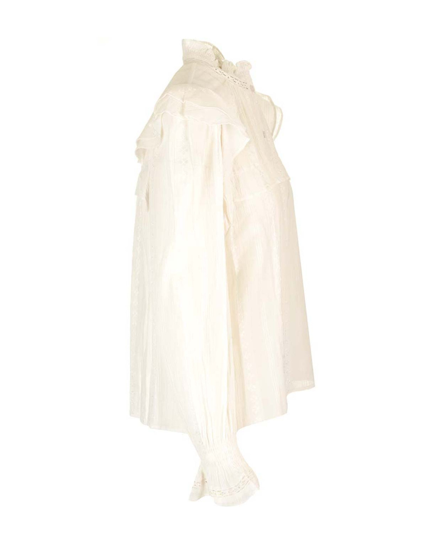 Isabel Marant Étoile Cotton-blend Blouse In White